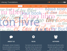 Tablet Screenshot of literarytranslations.us